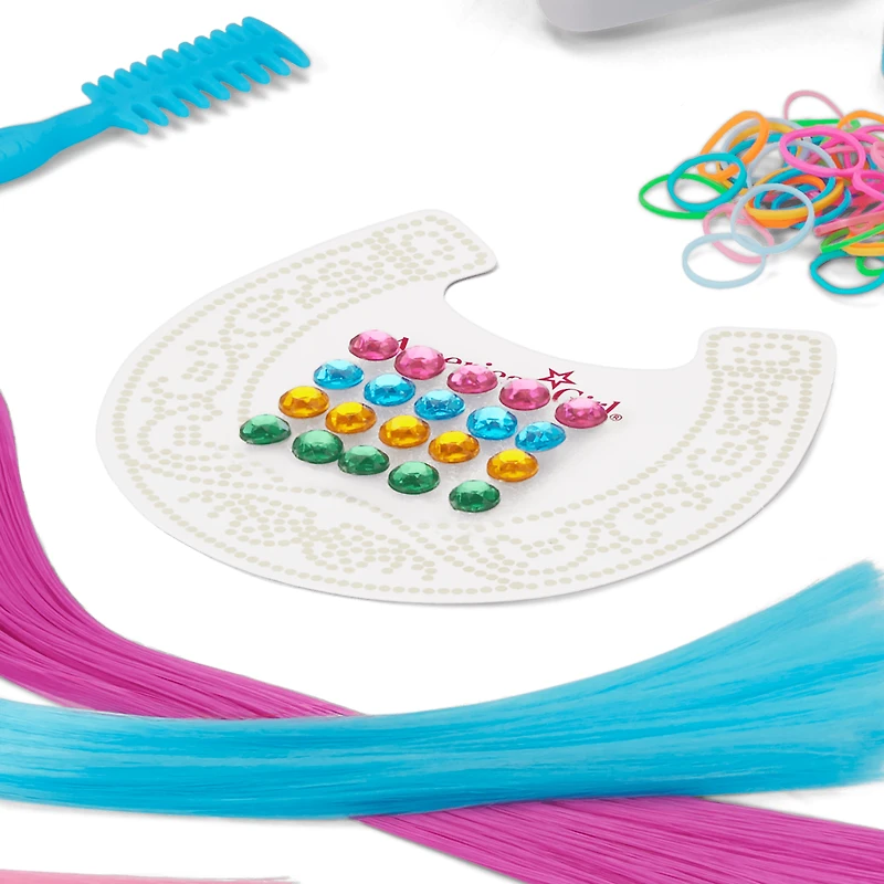 Chestnut Charm Horse & Western Flowers Denim Jumpsuit for 18-inch Dolls