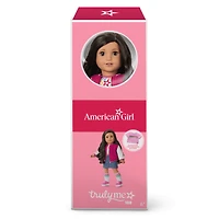 Truly Me™ 18-inch Doll #108 with curly black-brown hair