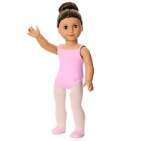 Truly Me™ #117 Doll & Dance All Day Set with wavy dark-brown hair