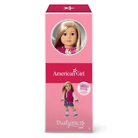 Truly Me™ 18-inch Doll #100 with straight layered blonde hair