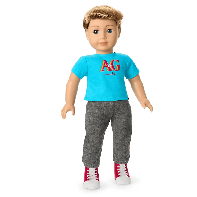 Truly Me™ 18-inch Doll #104 with straight caramel hair