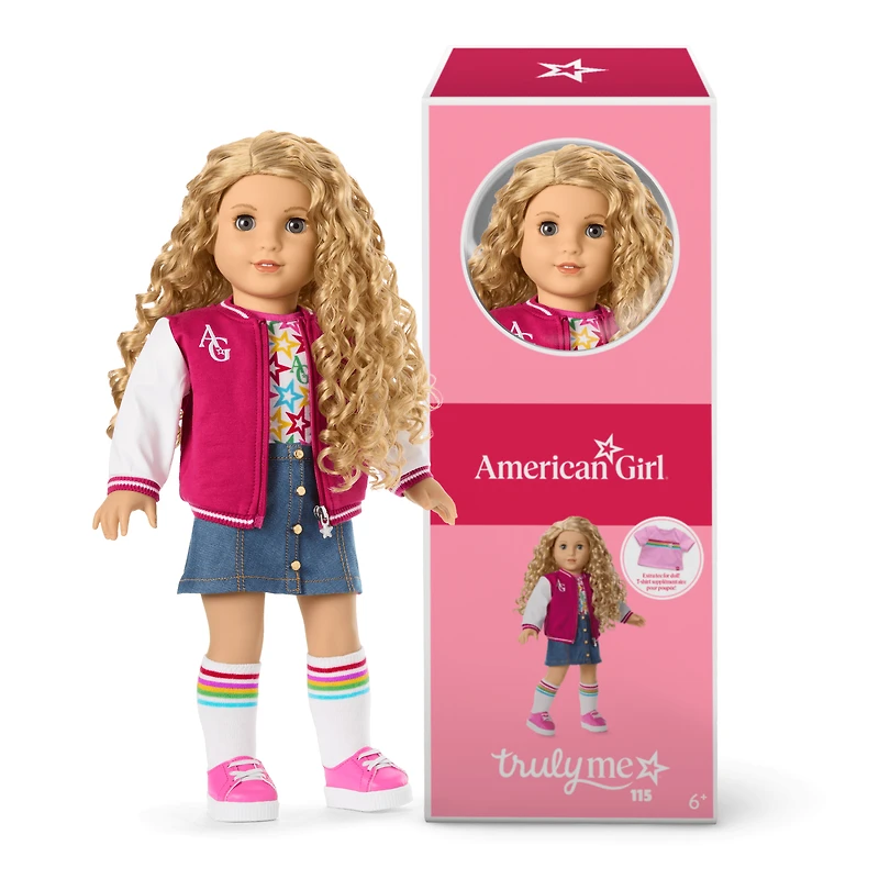 Truly Me™ 18-inch Doll #115, Puppy, Mini Backpack & Accessories AG™ Star Squad Bundle