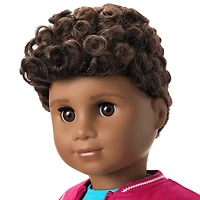 Truly Me™ 18-inch Doll #113 with curly dark-brown hair