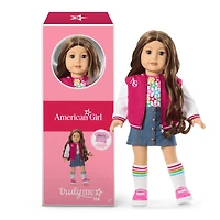 Truly Me™ 18-inch Doll #126 with wavy brown hair