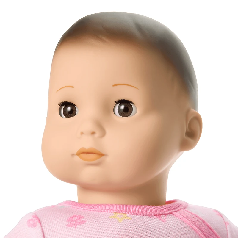 Bitty Baby® Doll #2 with brown hair in Pastel