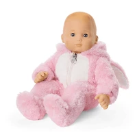Playful Pink Bunny One-Piece Outfit for Bitty Baby® Dolls