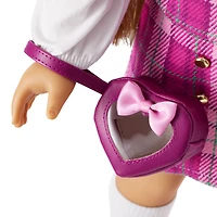 Pink & Preppy Outfit & We Heart Fashion Accessories for 18-inch Dolls