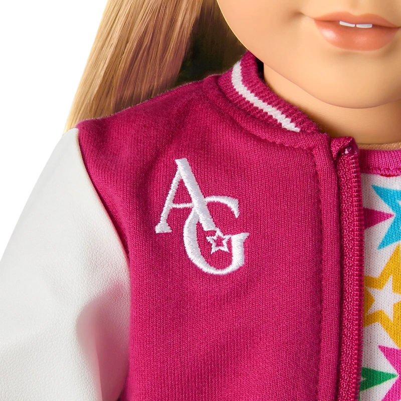 Truly Me™ 18-inch Doll #131 with straight blonde hair