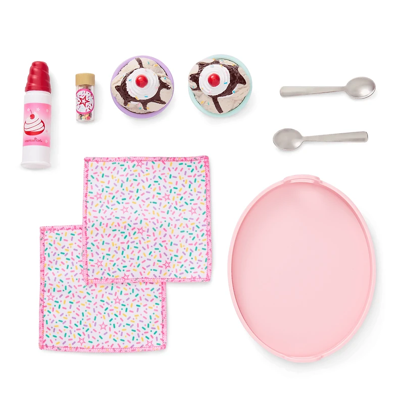 Sundaes for Two Set for 18-inch Dolls
