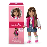 Truly Me™ 18-inch Doll #122 with straight dark-brown hair