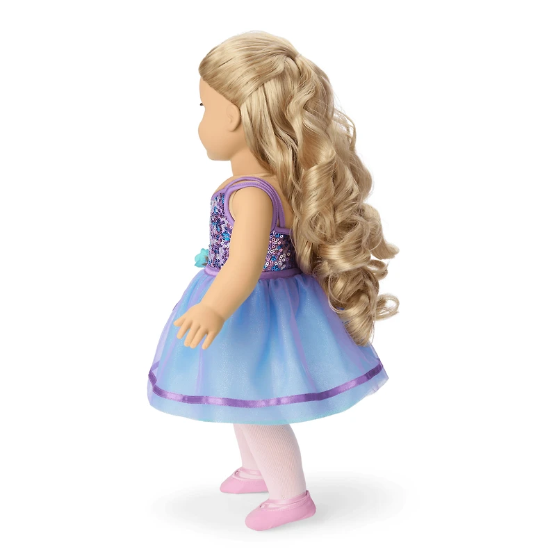 Truly Me™ #125 Doll & Dance All Day Set with curly blonde hair