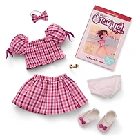Raquel’s™ Gingham Ruffle Outfit for Girls & 18-inch Dolls + Raquel Doll (Girl of the Year™ 2026)