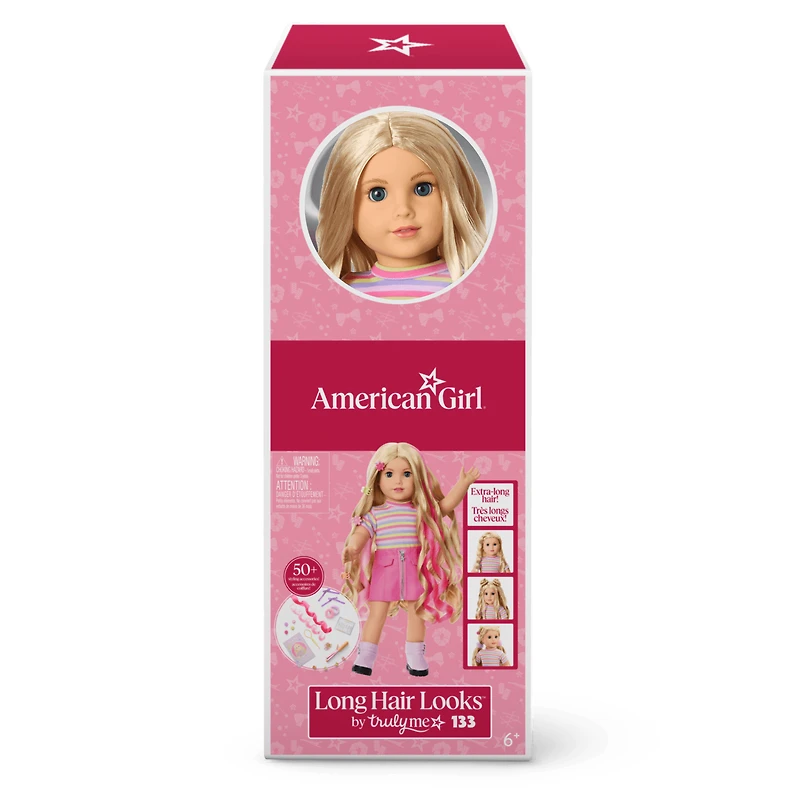 Long Hair Looks™ by Truly Me™ 18-inch Doll #133 & hair accessories