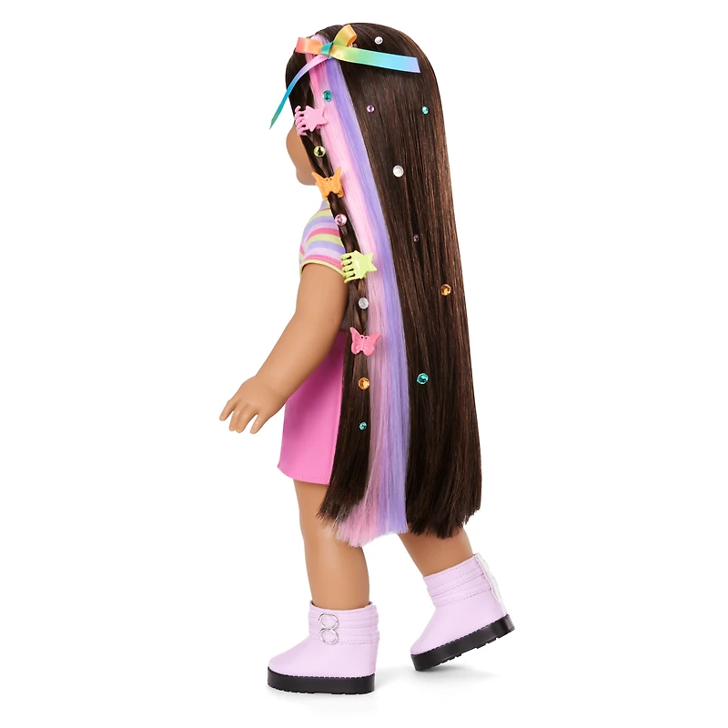 Long Hair Looks™ by Truly Me™ 18-inch Doll #134 & hair accessories