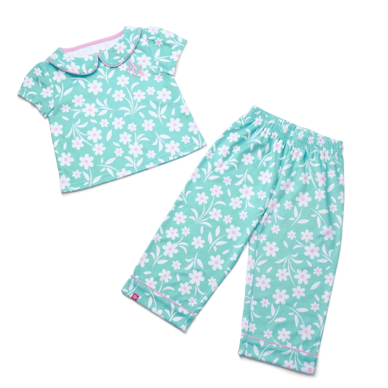 Flower Fun PJs for Little Girls & Bitty Baby® Dolls