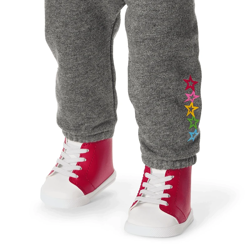 Truly Me™ 18-inch Doll #104 with straight caramel hair