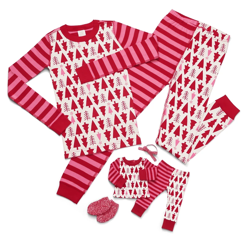 American Girl® x Hanna Andersson Holiday Treetops Pajamas for Girls & 18-inch Dolls