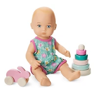 Little Bitty Baby™ Flower Romper & Play Set for 7.75-inch Dolls
