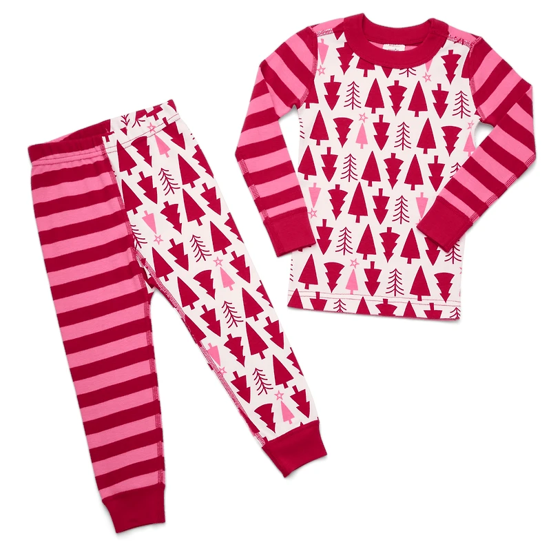 American Girl® x Hanna Andersson Holiday Treetops Pajamas for Little Girls &