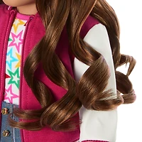 Truly Me™ 18-inch Doll #117 with wavy dark-brown hair