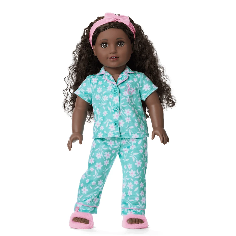Flower Fun PJs for 18-inch Dolls
