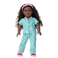 Flower Fun PJs for 18-inch Dolls