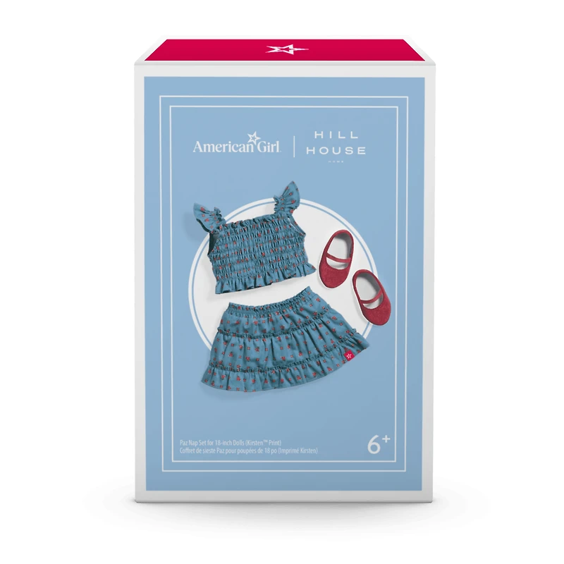 American Girl® x Hill House Home Paz Nap Set for 18-inch Dolls (Kirsten™ Print)