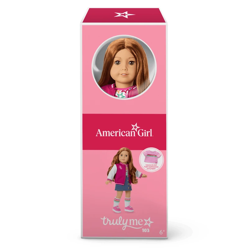 Truly Me™ 18-inch Doll #103 with wavy red hair