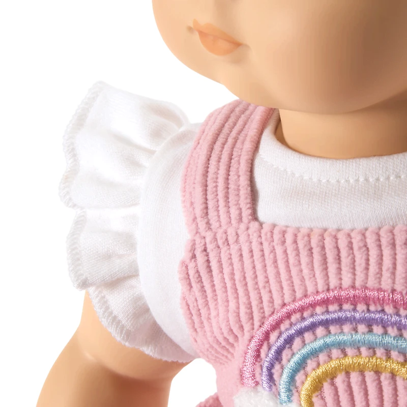 Rainbow Corduroy Outfit for Bitty Baby® Dolls