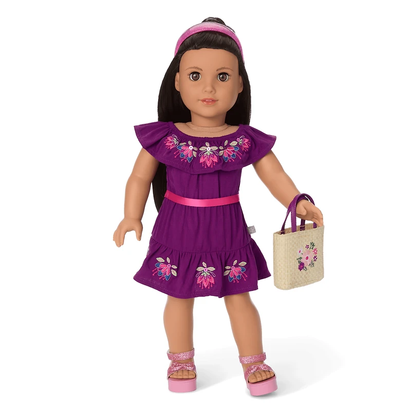 Raquel's™ Beach Party Dress for 18-inch Dolls (Girl of the Year™ 2026)