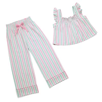 Raquel's™ Coastal Stripes Pajamas for Girls (Girl of the Year™ 2026)