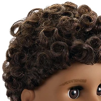 Truly Me™ 18-inch Doll #113 with curly dark-brown hair