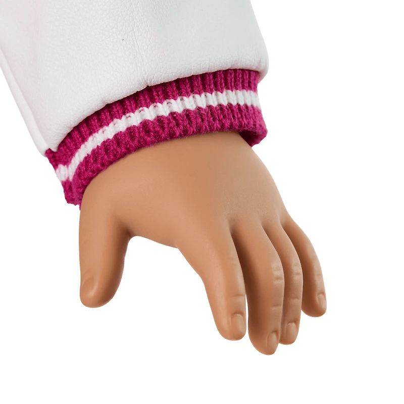 Truly Me™ 18-inch Doll #108 with curly black-brown hair