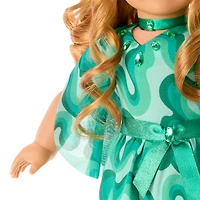May Enchanting Emerald Outfit for 18-inch Dolls