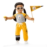American Girl® x NFL Pittsburgh Steelers Fan Outfit & Accessories for 18-inch Dolls