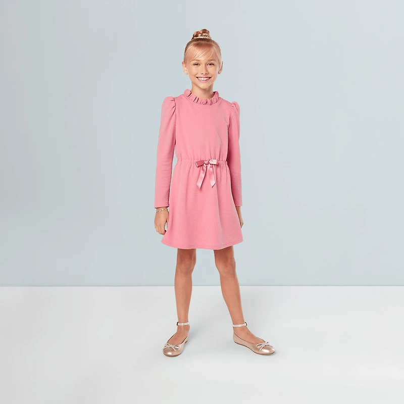 American Girl® x Something Navy Rosy Radiance Puff-Sleeve Dress for Girls