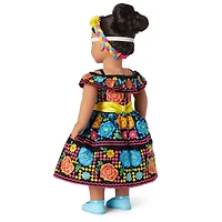 Día de Muertos Celebration Outfit for 18-inch Dolls