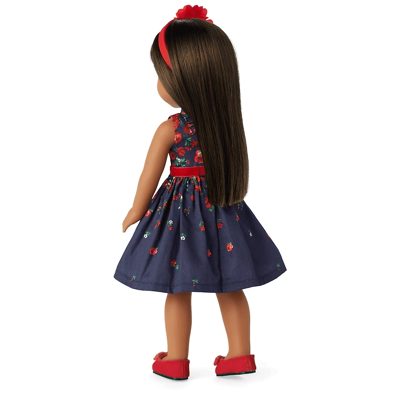 American Girl® x Janie and Jack Wrapped in Roses Party Dress for WellieWishers™ Dolls
