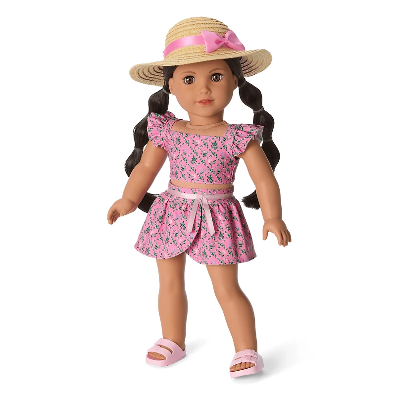 Raquel's™ Beach Outfit for 18-inch Dolls (Girl of the Year™ 2026)