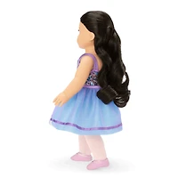 Truly Me™ #111 Doll & Dance All Day Set with wavy black-brown hair