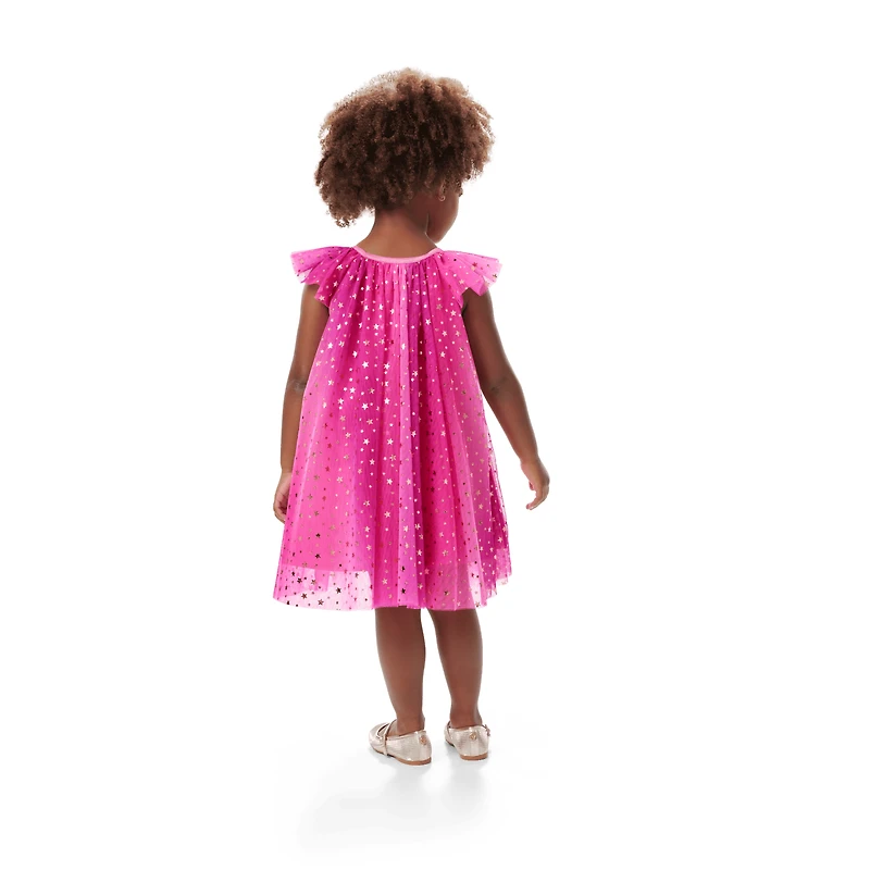Pink Party-Ready Dress for Little Girls (Bitty Baby®)
