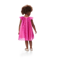 Pink Party-Ready Dress for Little Girls (Bitty Baby®)