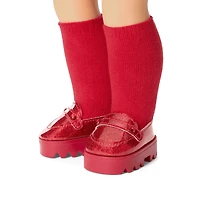 January Garnet Glam Outfit for 18-inch Dolls