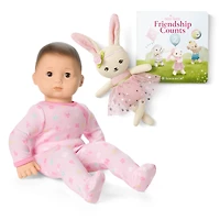 Bitty Baby® Doll #2 with brown hair in Pastel