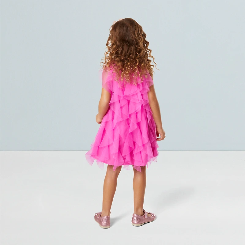 Party-Pink Birthday Dresses for Little Girls & Bitty Baby® Dolls