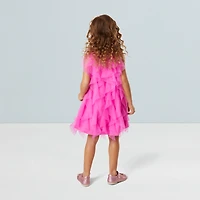 Party-Pink Birthday Dresses for Little Girls & Bitty Baby® Dolls