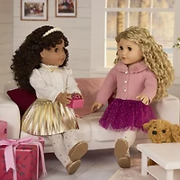 American Girl® x Janie and Jack Pleated Party Skirt for 18-inch Dolls