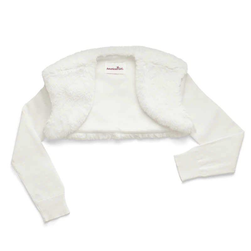 American Girl® x Something Navy Frosty Faux-Fur Shrug for Girls