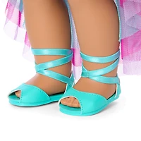Glam Shimmering Ocean Outfit for 18-inch Dolls