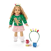 Christmas Party Sweater for 18-inch Dolls